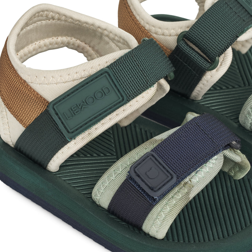 [Liewood] Monty Sandals - Hunter Green Mix
