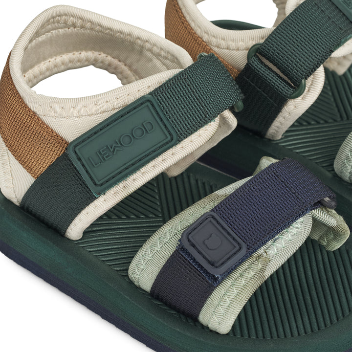 [Liewood] Monty Sandals - Hunter Green Mix