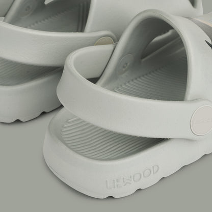 [Liewood] Morris Sandals - Whales / Cloud Blue