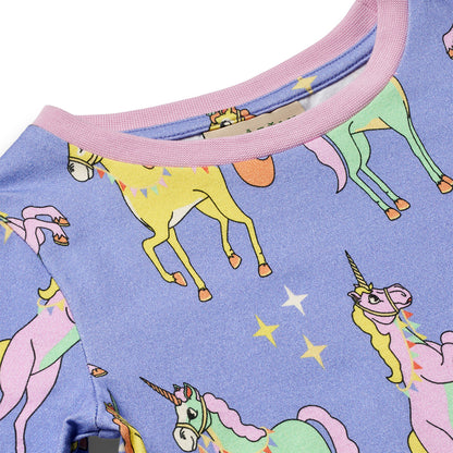 [Smafolk] Nightwear with unicorn - Purple Delight