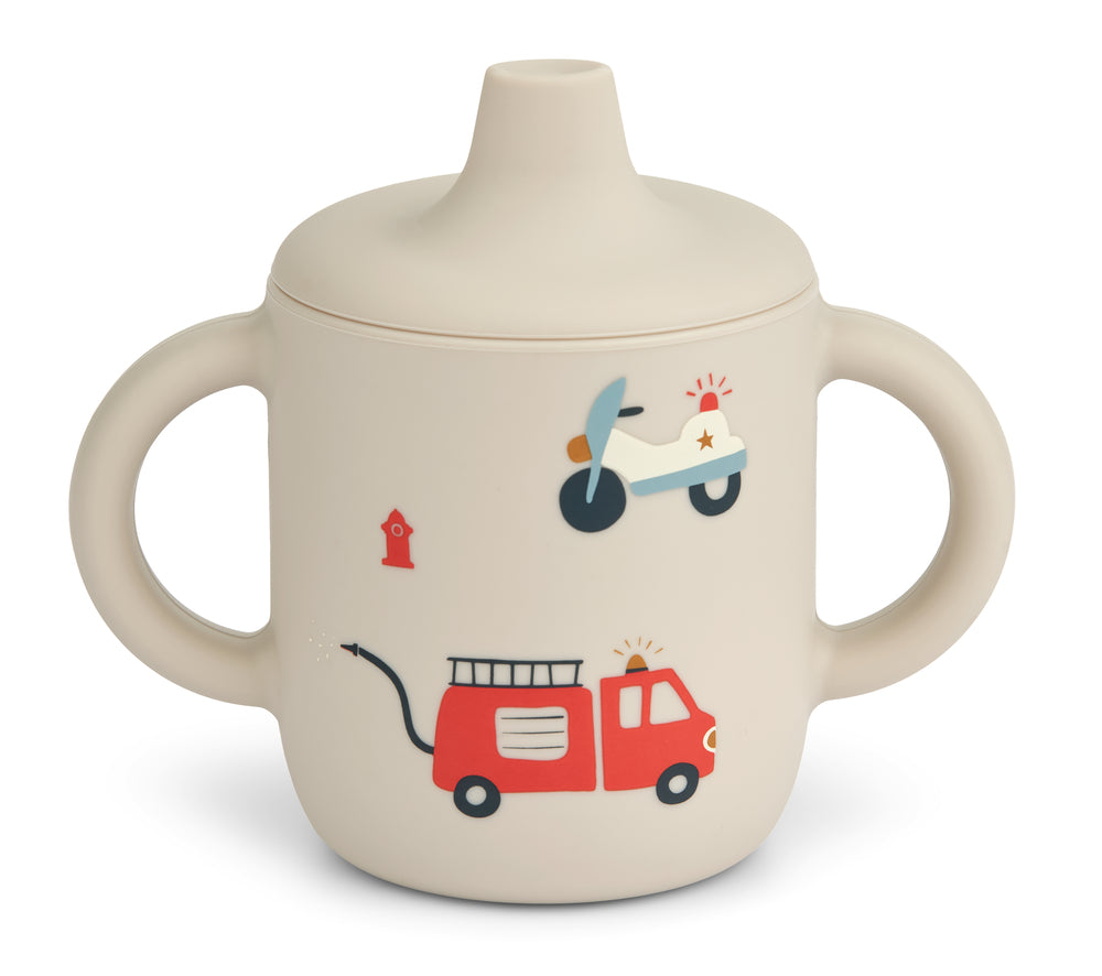 [Liewood] Neil Sippy Cup - Emergency Vehicle / Sandy