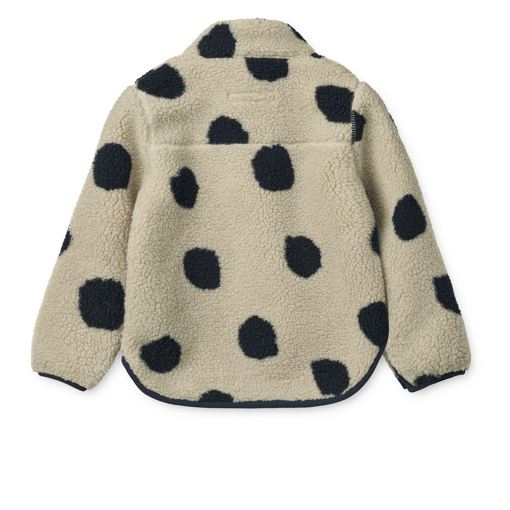 [Liewood] Noam Pile Jacket - Spot Dots / Mist