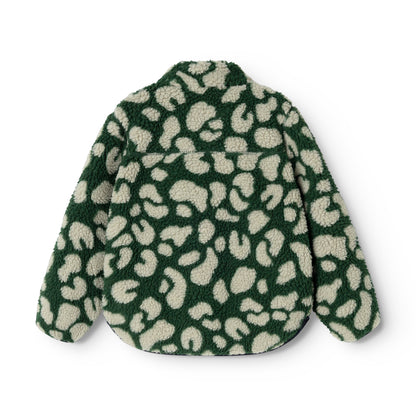 [Liewood]Nolan Pile Jacket -  Mega leo / Garden green
