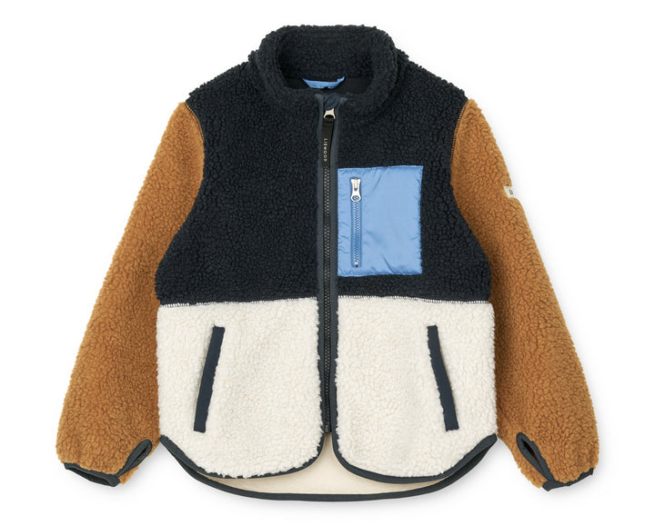 [Liewood] Nolan Pile Jacket -Navy Multi mix