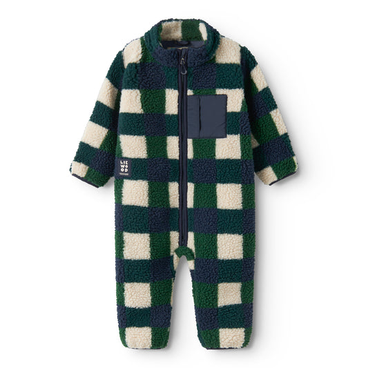 [Liewood]Nolano Pile Jumpsuit - Mega Check/Bright Garden