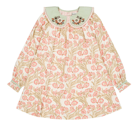 [Bachaa]Odette  Dress-Promenade enchantée print