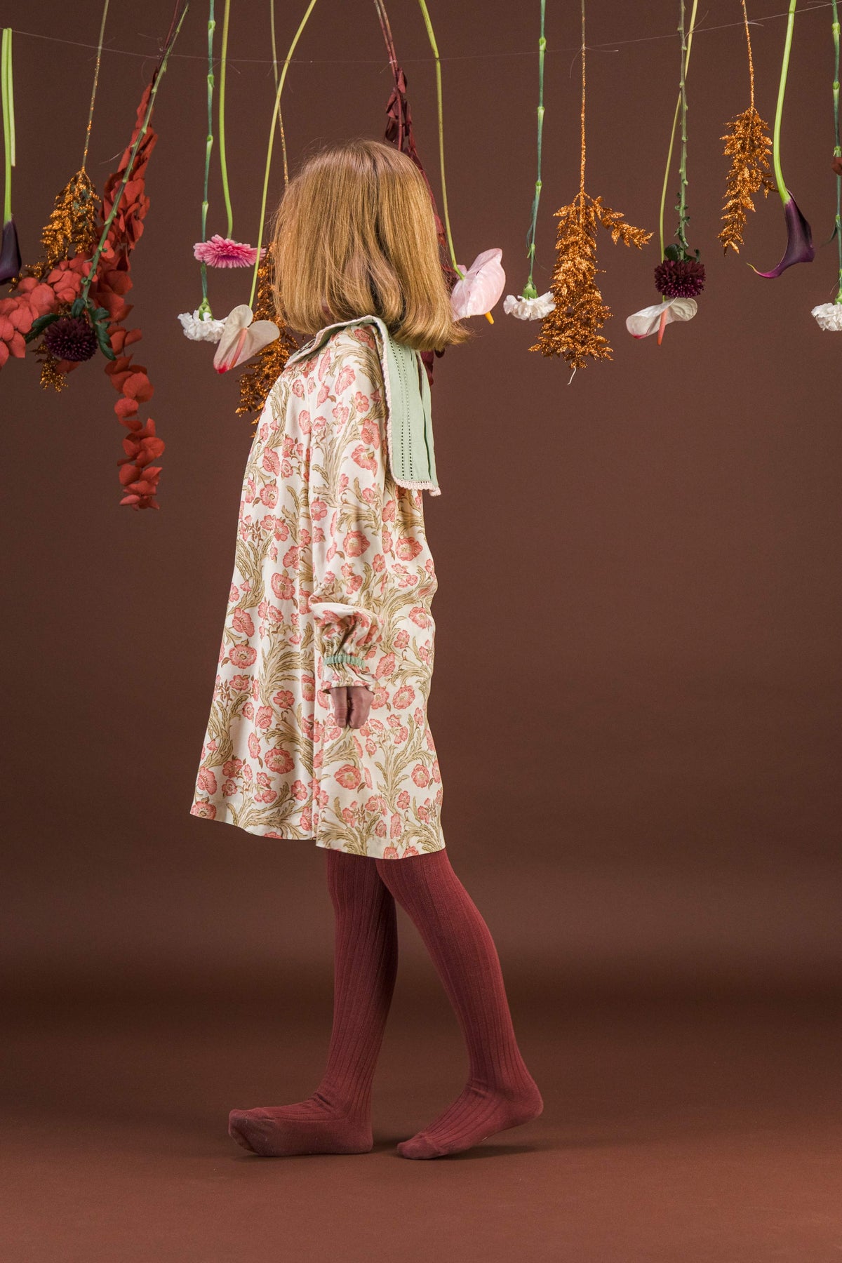 [Bachaa]Odette  Dress-Promenade enchantée print