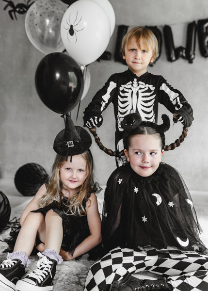 [PartyDeco]Witch Hat Headband, 17x28 cm, black