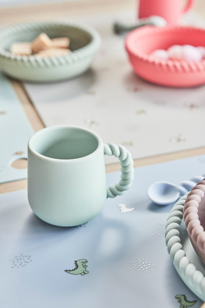 [OYOY] Mellow Cup - Pack of 2 Choko/ Pale Mint