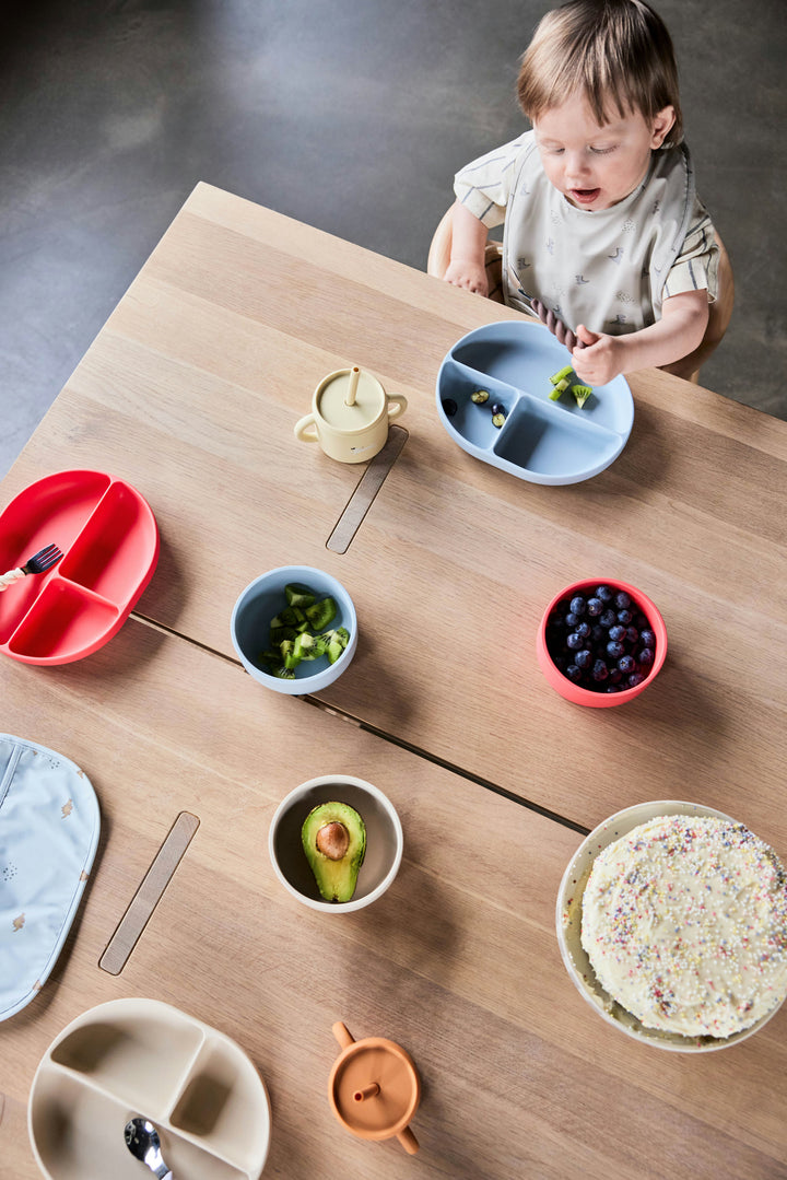 [OYOY] Enkei Suction Bowl - Dusty Blue