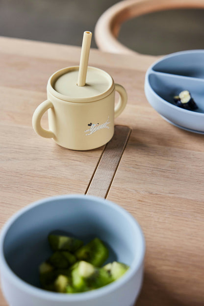 [OYOY] Enkei Suction Bowl - Dusty Blue