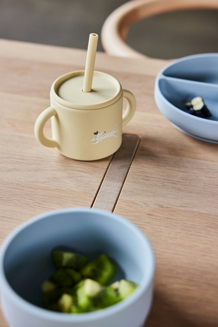 [OYOY] Enkei Suction Bowl - Dusty Blue