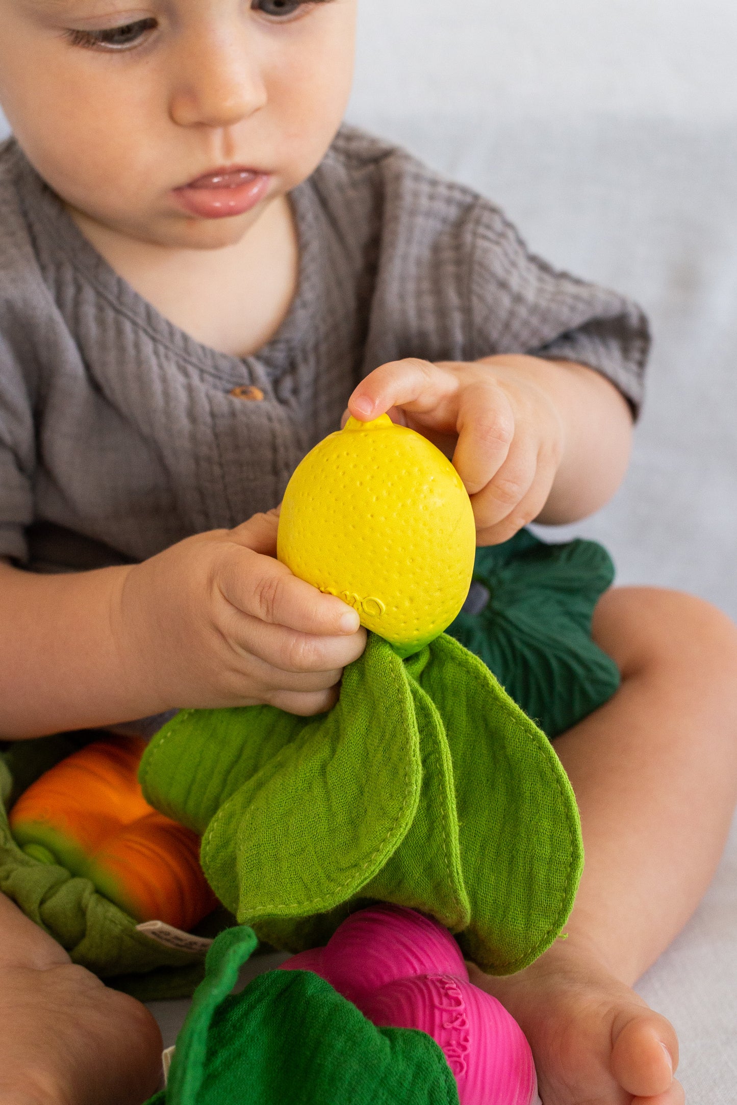 [Oli&Carol]Lemon Mini Doudou Teether