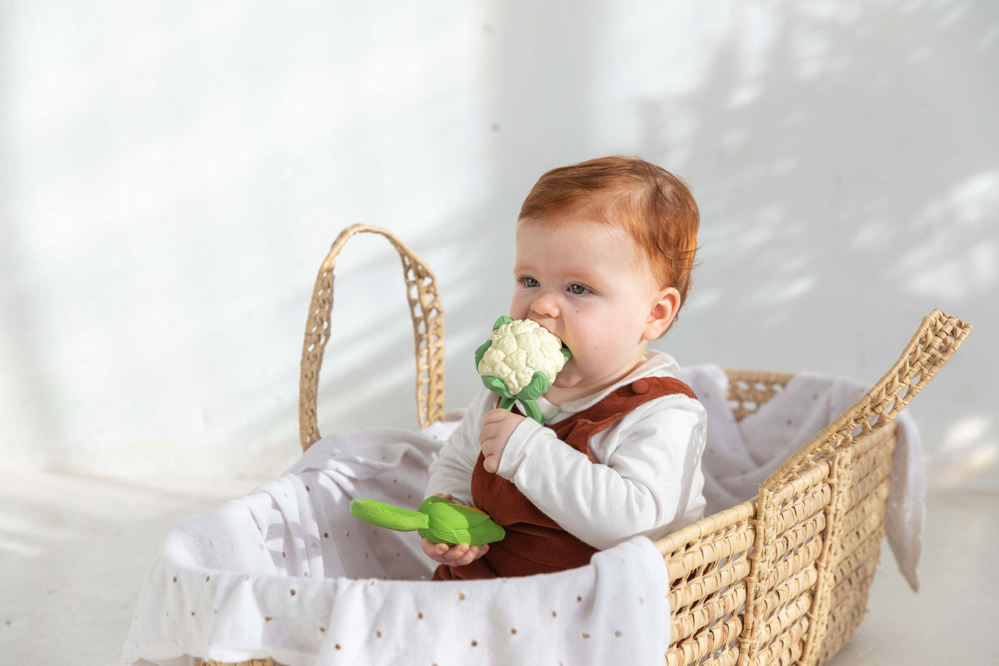 [Oli&Carol]Cauliflower Rattle Toy