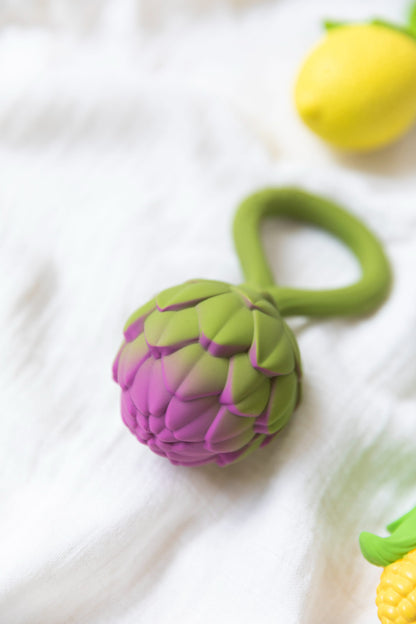 [Oli&Carol]  Artichoke Rattle Toy