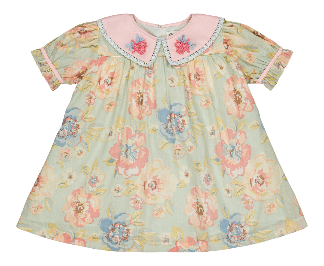 [Bachaa]Opaline Blouse / Short Dress - Watercolor print