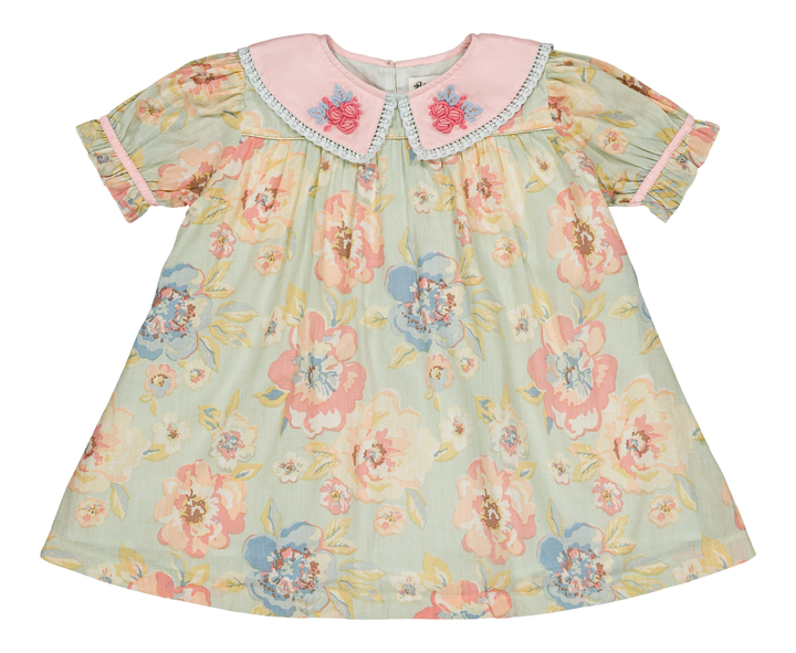 [Bachaa]Opaline Blouse / Short Dress - Watercolor print
