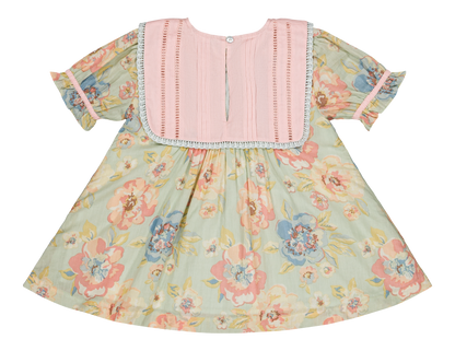 [Bachaa]Opaline Blouse / Short Dress - Watercolor print