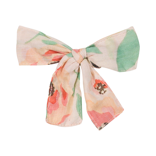 [Bachaa] Orchidée Hair Clip - Poppy print