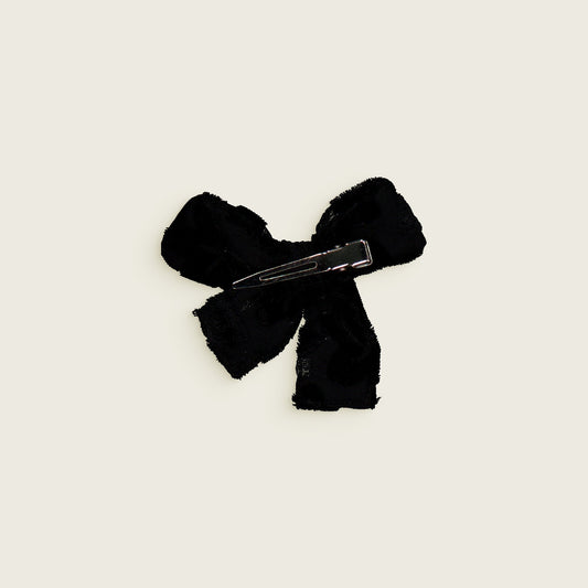 [Bachaa] Orchidée Hair Clip - Black