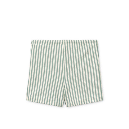 [Liewood] Otto Seersucker Swim Pants - Stripe Peppermint