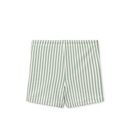 [Liewood] Otto Seersucker Swim Pants - Stripe Peppermint