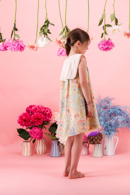 [Bachaa] Azur Robe Dress - Watercolor Print