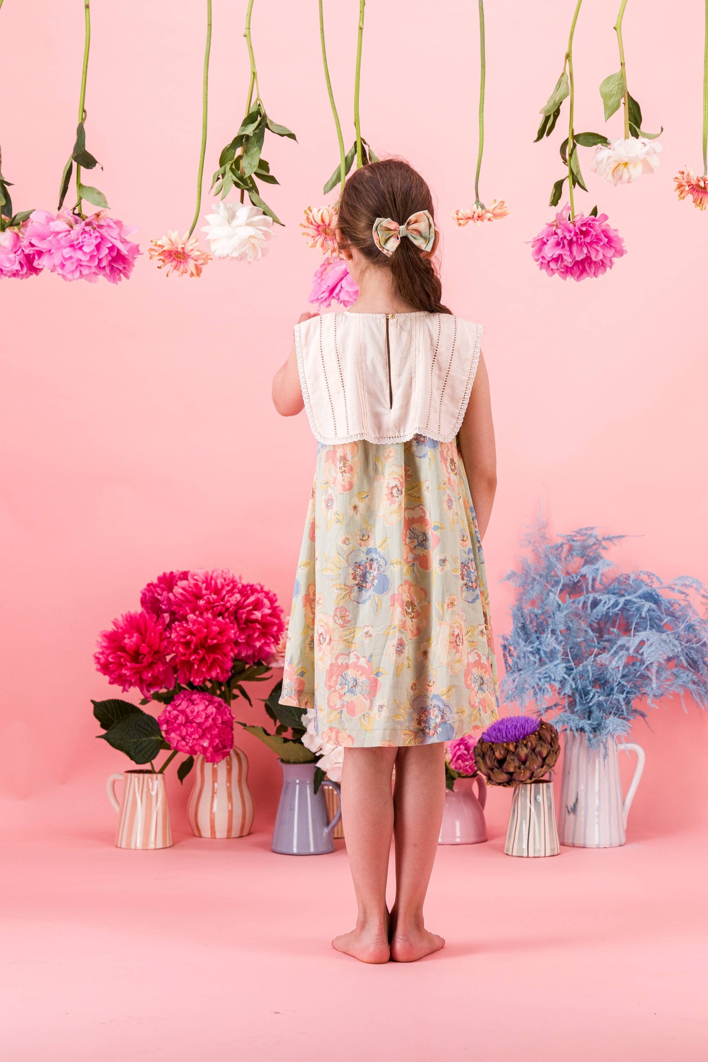 [Bachaa] Azur Robe Dress - Watercolor Print