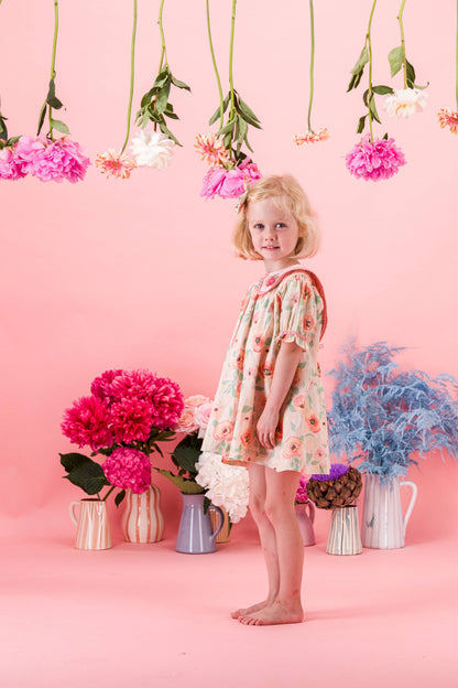 [Bachaa] Candy Blouse / Short Dress - Poppy Print
