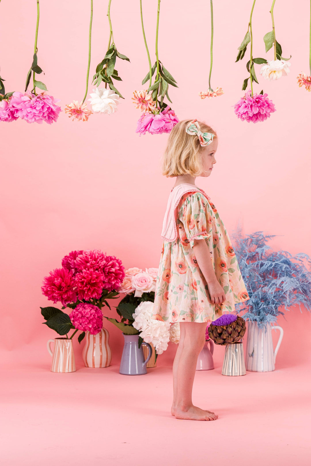 [Bachaa] Candy Blouse / Short Dress - Poppy Print