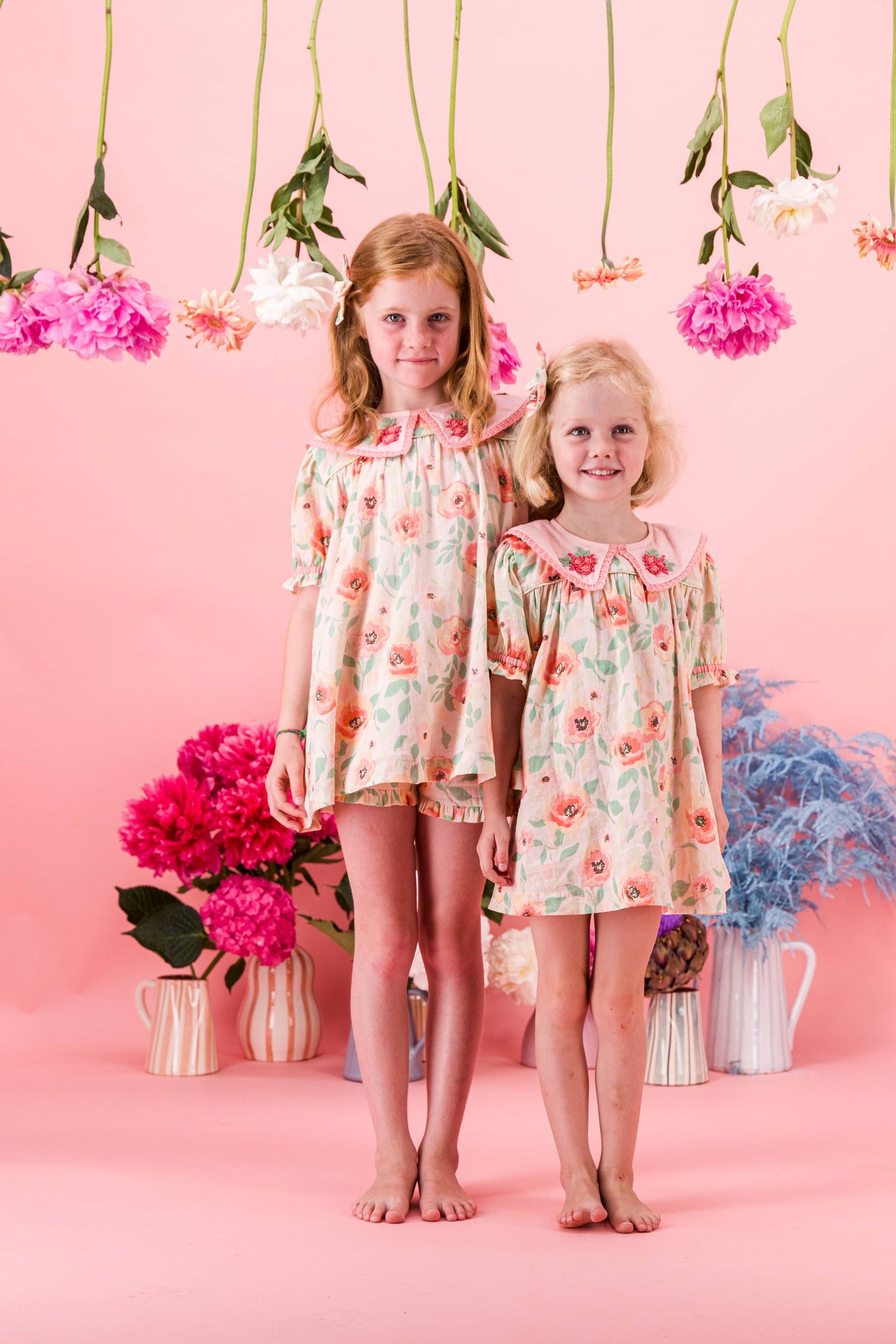 [Bachaa] Candy Blouse / Short Dress - Poppy Print