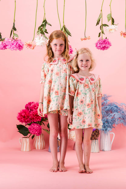 [Bachaa] Candy Blouse / Short Dress - Poppy Print