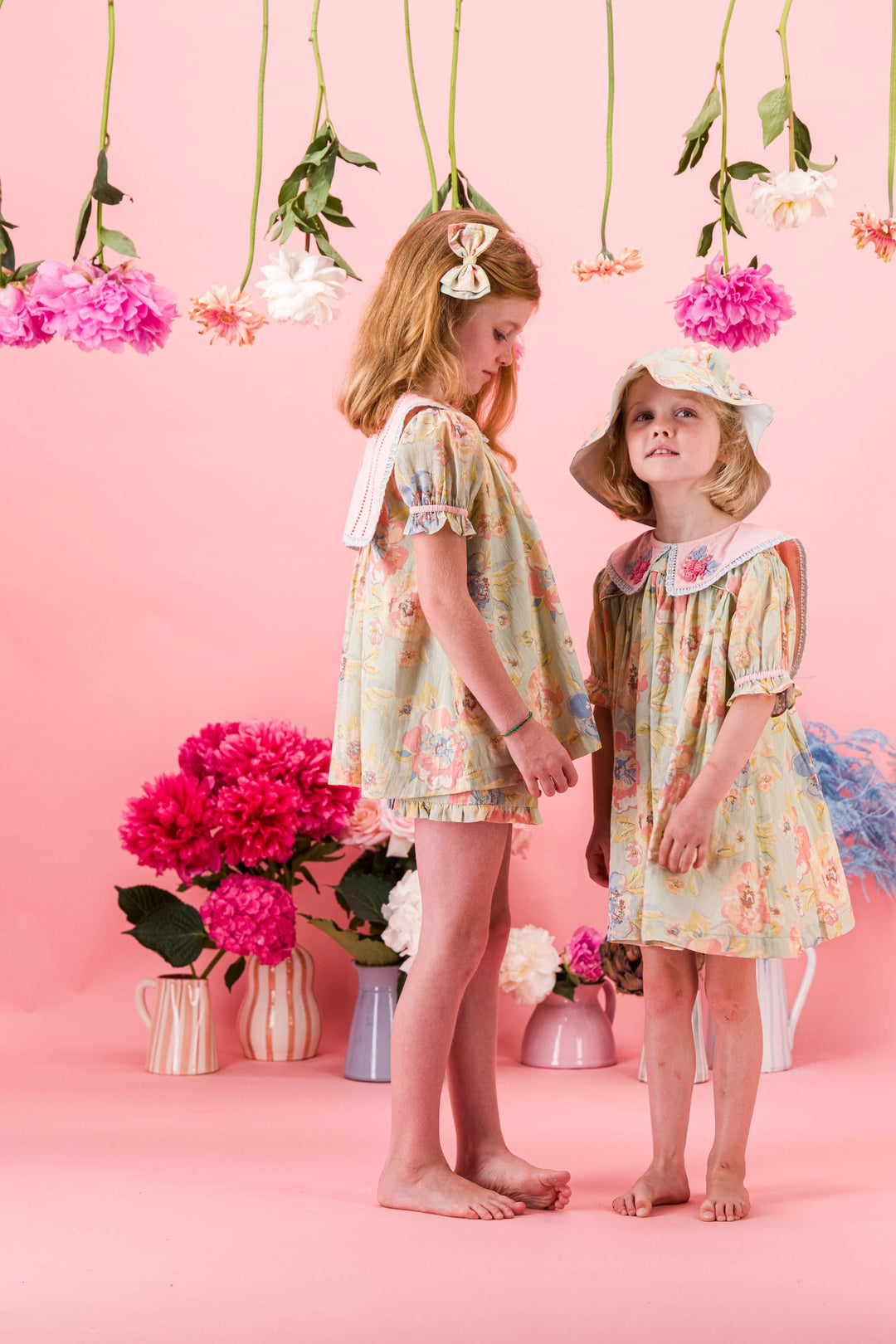 [Bachaa]Opaline Blouse / Short Dress - Watercolor print