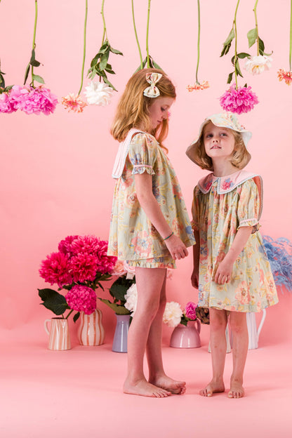 [Bachaa]Opaline Blouse / Short Dress - Watercolor print