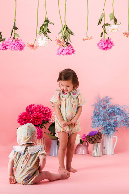 [Bachaa] Granite Romper - Watercolor Print