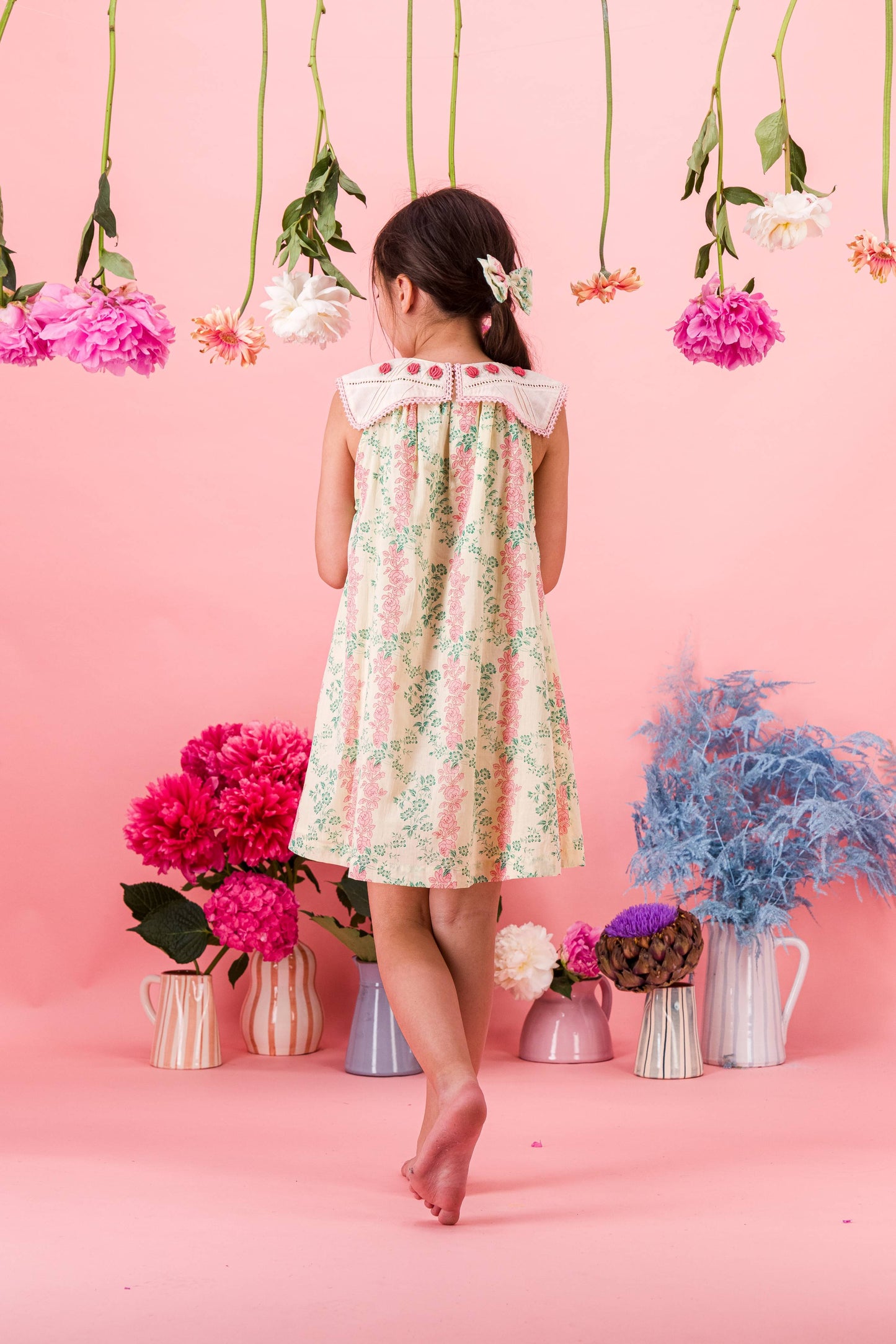 [Bachaa] Camelia Robe Dress - Arabesque print