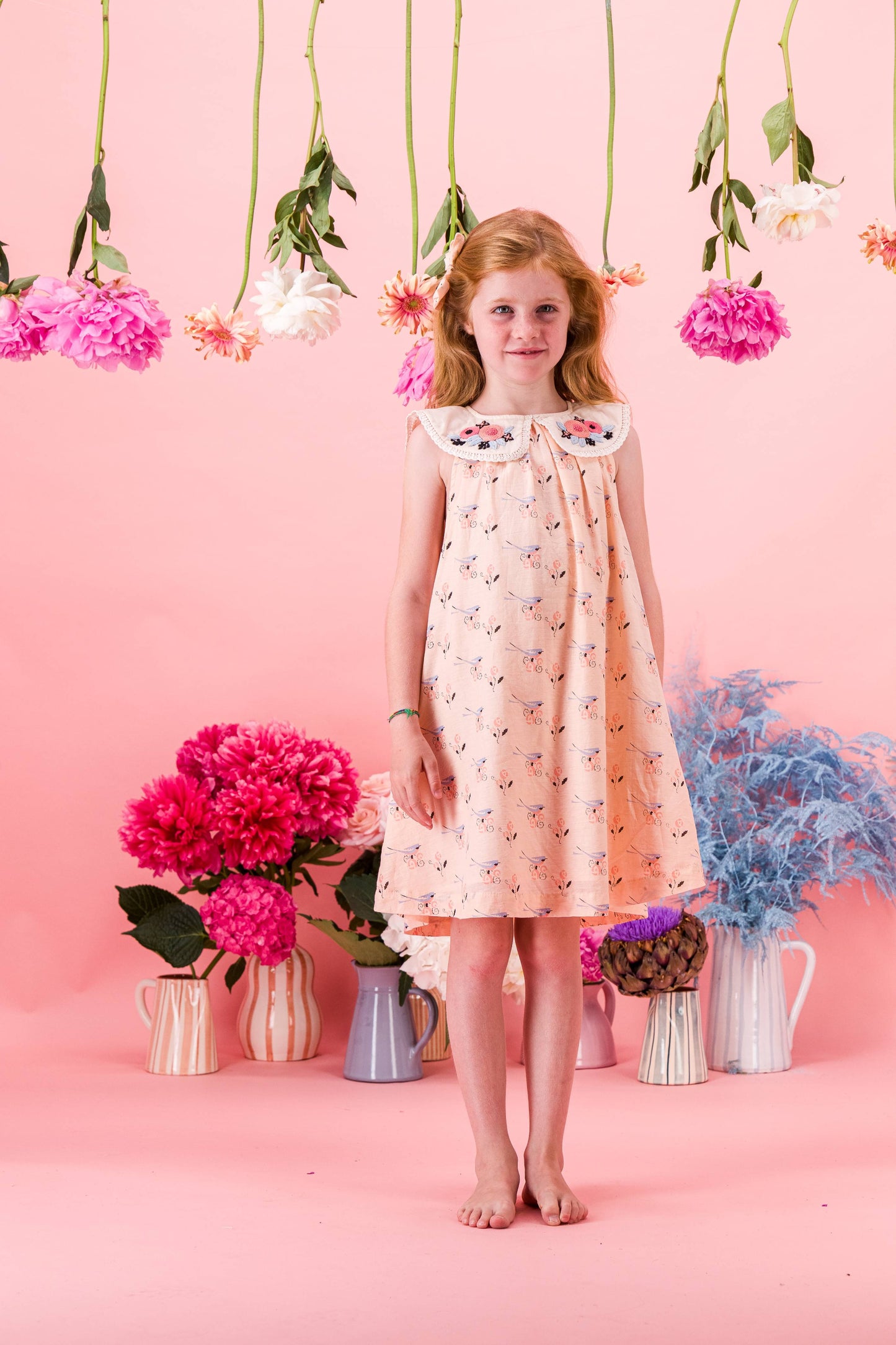 [Bachaa] Dargee Robe Dress - Bird Print