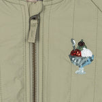 [Konges slojd] Juno Sequin Bomber Jacket - Ice Cream
