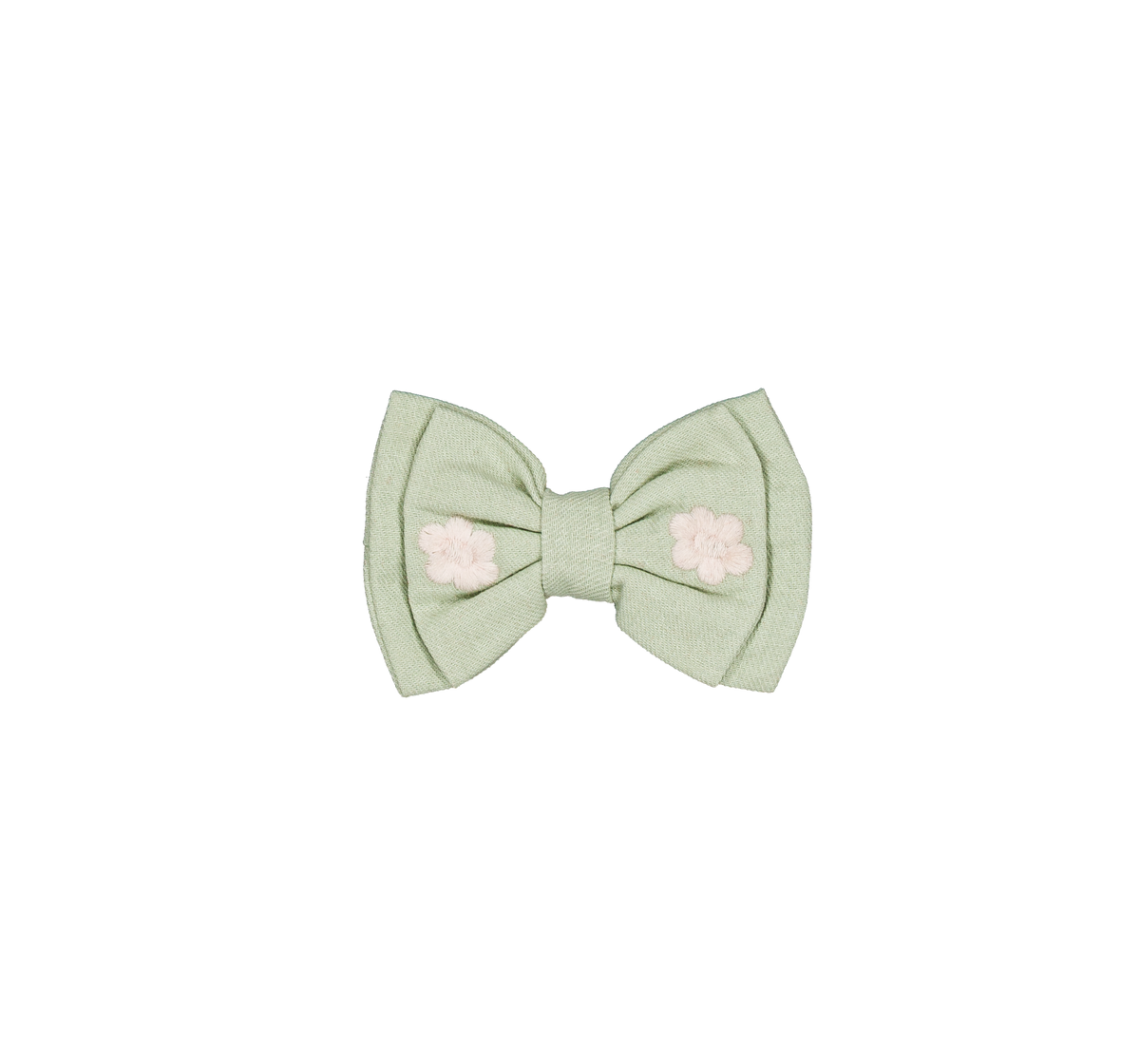 [Bachaa] Papillon Hair Clip - Fog Green