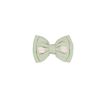 [Bachaa] Papillon Hair Clip - Fog Green