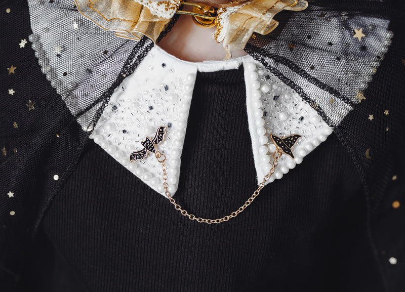 [PartyDeco]Collar Pin Bat