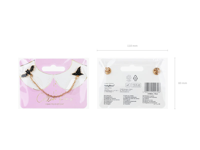[PartyDeco]Collar Pin Bat