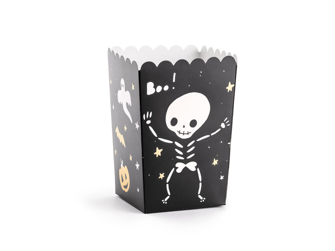 [PartyDeco]Boxes For Popcorn BOO!, 7x7x12.5cm