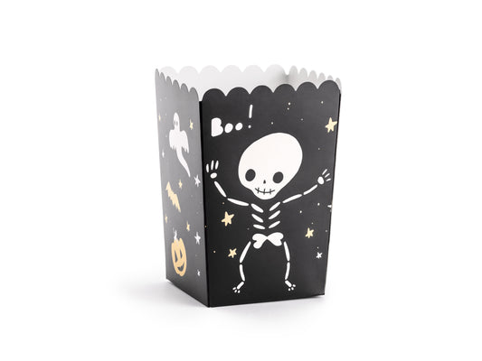 [PartyDeco]Boxes For Popcorn BOO!, 7x7x12.5cm