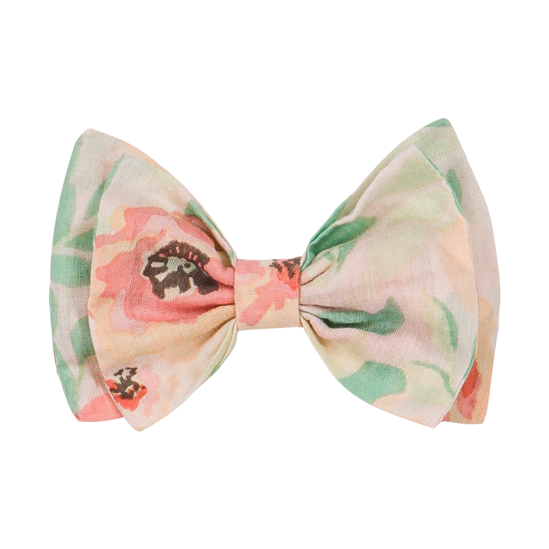 [Bachaa] Papillon Hair Clip - Poppy Print