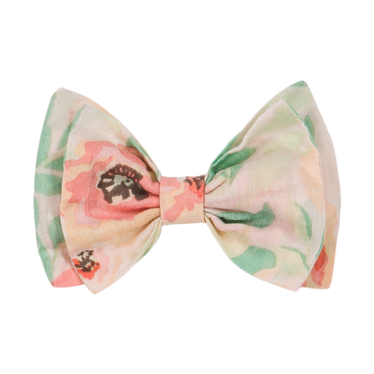[Bachaa] Papillon Hair Clip - Poppy Print