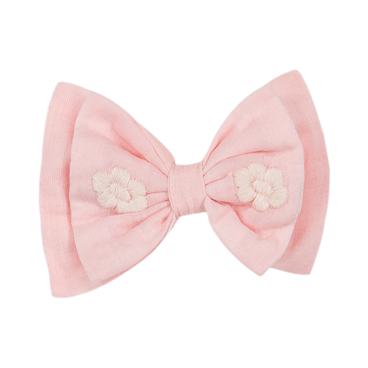 [Bachaa] Papillon Hair Clip - Old Pink