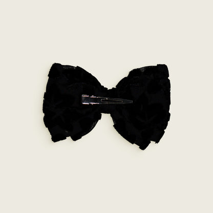 [Bachaa] Papillon Hair Clip - Black
