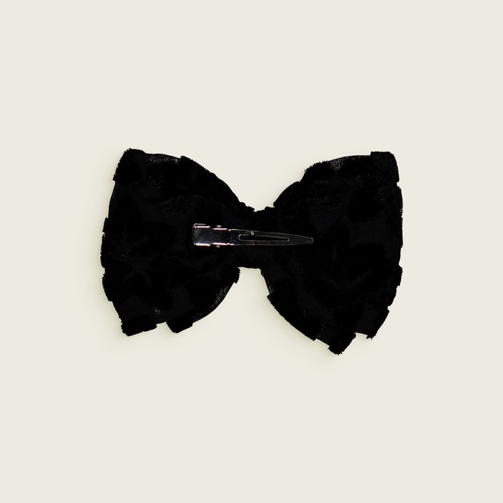 [Bachaa] Papillon Hair Clip - Black