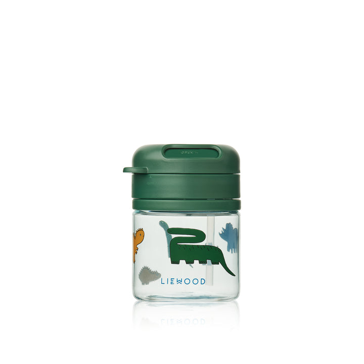 [Liewood] Pavia Tritan Straw Cup 280ML - Dinosaurs / Mist